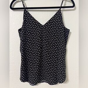 Express Black and White Polka Dot Camisole